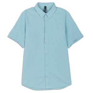 Airing Easy Short Sleeve Button Down Shirt * flawed sz. XL